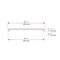 Richelieu Avellino Collection 16 3/8 in (416 mm) Center-to-Center Brushed Nickel Contemporary Cabinet Pull BP527416195 - alternate 3