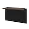 Bestar Connexion 40W Desk Bridge, Antigua & Black 93820-000052 - alternate 1