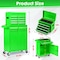 Wrightmaster 5-Drawer Rolling Tool Chest Combo with Wheels, Detachable Storage Cabinet and Double Locking System ZoroT245D385G - alternate 3