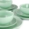 Elama Luna 18 Piece Porcelain Dinnerware Set in Mint EL-LUNA18-MINT - alternate 5