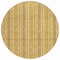 Homeroots 8' Gold And Copper Round Striped Washable Indoor Outdoor Area Rug 615057 - alternate 5