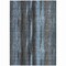 Homeroots 9' X 12' Blue Gray And Charcoal Botanical Leaves Washable Indoor Outdoor Area Rug 581940 - alternate 2