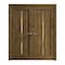 Sartodoors Interior Solid French Double Doors 72 x 96 inches, Ego 5014 Marble Oak, Wood Interior Solid Panel EGO5014DD-DMR-7296 - alternate 1