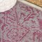 Jonathan Y Estrella Bohemian Medallion Textured Weave Light Gray/Fuchsia 3 ft. x 5 ft. Indoor/Outdoor Area Rug SMB105F-3 - alternate 2