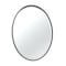 Gatco Flush Mount EZ Hanging 33" Framed Oval Mirror, Matte Black 1821MX - alternate 1