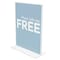 Deflecto Classic Image Stand-Up Sign Holder, Portrait 69201 - alternate 1