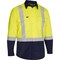 Bisley ANSI Type R Class 2 Vented Long Sleeve Button Down, Industrial Wash Durable 312M6367H-YN/S - alternate 1