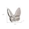 Homeroots 3" Gray Crystal Butterfly Figurine Tabletop Sculpture 554005 - alternate 3