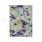 Homeroots 3' X 5' Purple And Lavender Floral Washable Indoor Outdoor Area Rug 610992 - alternate 4