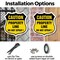 Signmission No Spray Shield Sign Caution Property Li, 6 inch X 6 inch, Plastic Sign, 2PK SHI-P-2PACK-6-404 - alternate 2