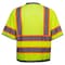 Reflective Apparel ANSI Type R Class 3 Twelve Pocket Surveyors Vest 578ET-LM-6X-7X - alternate 2