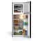 Tcl 4.7 Cu. Ft. Compact Double-Door Refrigerator, Black TRM47D5AB - alternate 3
