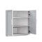 Homeroots 31in White Wood Corner Accent Cabinet 693402 - alternate 2