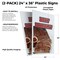 Signmission Beef Brisket, Plastic Signs Only 24 Inch x 36 Inch, Corrugated Plastic, 2PK CSB-2436-2PACK-Beef Brisket - alternate 2