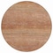 Homeroots 8' Copper Round Striped Washable Indoor Outdoor Area Rug 608463 - alternate 4