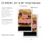 Signmission Bacon Cheeseburger, Vinyl Decals Only 24 Inch x 36 Inch, Vinyl Decal, 2PK DSB-2436-2PACK-Bacon Cheeseburger - alternate 2