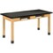 Diversified Spaces Compartment Table, Red Oak, Wood Surface, 60" W C7604K30N - alternate 1