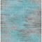 Homeroots 9' X 12' Teal Blue Charcoal And Gray Abstract Washable Indoor Outdoor Area Rug 587186 - alternate 2