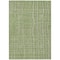 Homeroots 10' X 14' Green Ivory And Gray Striped Washable Indoor Outdoor Area Rug 597384 - alternate 3