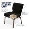 Flash Furniture Hercules Church Chair, Black Back, 21-1/4 in W 25" L 33" H, Fabric Seat FD-CH0221-4-GV-S0806-BAS-GG - alternate 4