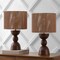 Jonathan Y Sherry 22" Bohemian Coastal Hourglass Totem Resin w/Hand-Woven Paper Rope Drum Shade LED Table, 2PK JYL5513B-SET2 - alternate 3