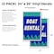Signmission Boat Rental, Vinyl Decals Only 24 Inch x 36 Inch, Vinyl Decal, 2PK DSB-2436-2PACK-Boat Rental - alternate 2