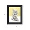 Homeroots Time for Tea Yellow 2 Black Framed Print Wall Art 407675 - alternate 2