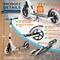 Campior Kick Scooter for Ages 6+, for Kids, Teens, and Adults, Max Load 240 LBS, Foldable, 8-inch Big White CAMTE107 - alternate 2