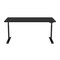 Homeroots 60" Black Writing Desk 524929 - alternate 3