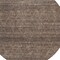Homeroots 8' Coffee And Ivory Round Geometric Washable Indoor Outdoor Area Rug 605586 - alternate 5