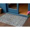 Homeroots 3' X 5' Denim Blue Beige And Brown Floral Washable Indoor Outdoor Area Rug 605849 - alternate 1