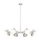 Z-Lite Realm Sphere 8 Light Chandelier, Brushed Nickel, 44 In W x 8 In H 7517-8BN - alternate 2