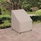 Mr. Bar-B-Q Patio Chair Cover, 33 in L, 33 in W, 28 in H, Polyester, Taupe 07834BBGD - alternate 2