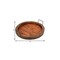 Homeroots 15in Gray And Natural Solid Wood Handmade Round Serving Tray With Handles 724233 - alternate 5