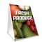 Signmission Fresh Produce, 24 Inch x 18 Inch A-frame Yard Sign, Plastic Sign SBC-1824-Fresh Produce - alternate 1