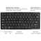 Adesso SLIMTOUCH MINI USB KEYBOARD , SPACE SAVING 11.25 WIDE, 78 KEYS WITH AN EM AKB-111UB - alternate 7