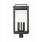 Z-Lite Hartwell 5-Light Outdoor Post Mount Fixture, 12 in W x 26.75 H, Sand Black 5019PHXLR-BK - alternate 4