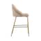 Manhattan Comfort Gracie Counter Stool  in Tan and Gold - Set of 2 2-CS019-GTN - alternate 2