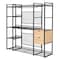 Homeroots 69" Black Metal Closet System 590273 - alternate 4