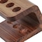 Homeroots Designer Genuine Teak Toothbrush Holder 475847 - alternate 2