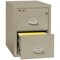 Fireking 2 Drawer, 1 Hr Fire & Impact Rated, Vertical, 31" depth Letter Pewter 2-1831-CPE - alternate 2