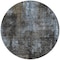 Homeroots 8' Graphite Charcoal And Silver Round Abstract Washable Indoor Outdoor Area Rug 587904 - alternate 4