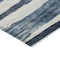 Homeroots 9' X 12' Denim Blue And Gray Striped Washable Indoor Outdoor Area Rug 605901 - alternate 7