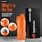 Squatz 18 Oz Neptune Series Steel Water Bottle, Stainless Double Wall Vacuum Insulated Flask with Handle SQBTST18OR - alternate 2