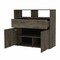 Homeroots 38" Dark Brown Single Drawer Combo Dresser 478399 - alternate 2