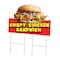 Signmission Crispy Chicken Sandwich Die Cut Yard & Stake plastic window, 2436-Crispy Chicken Sandwich C-DC-2436-Crispy Chicken Sandwich19 - alternate 1