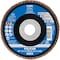 Pferd 5'' x 7/8'' A.H. POLIFAN Flap Disc - CO-FREEZE SG INOX, Ceramic oxide, 80 Grit, Flat 60809 - alternate 3