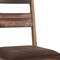 Homeroots Set of Two Brown Upholstered Seat Ladder Back Dining Side Chairs 522050 - alternate 4