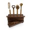 Picnic Time Family Of Brands NCAA Washington & Lee Generals Sidecar 5-Piece Bar Tool Set 672-05-508-166-1 - alternate 2