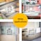 Brixwell 16in x 10in Deep Standard Counter Top Deal Tray Brushed Stainless Steel DTCT1610B - alternate 4
